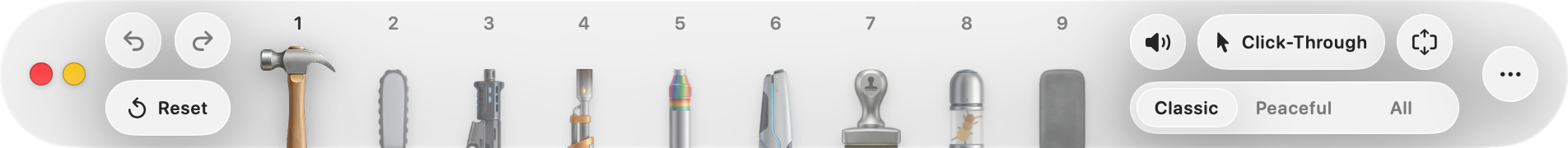 DeskSmash toolbar light